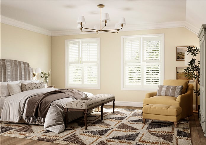 Bromley, Ivory Cream - Tier on Tier Plantation Shutter - Image 7